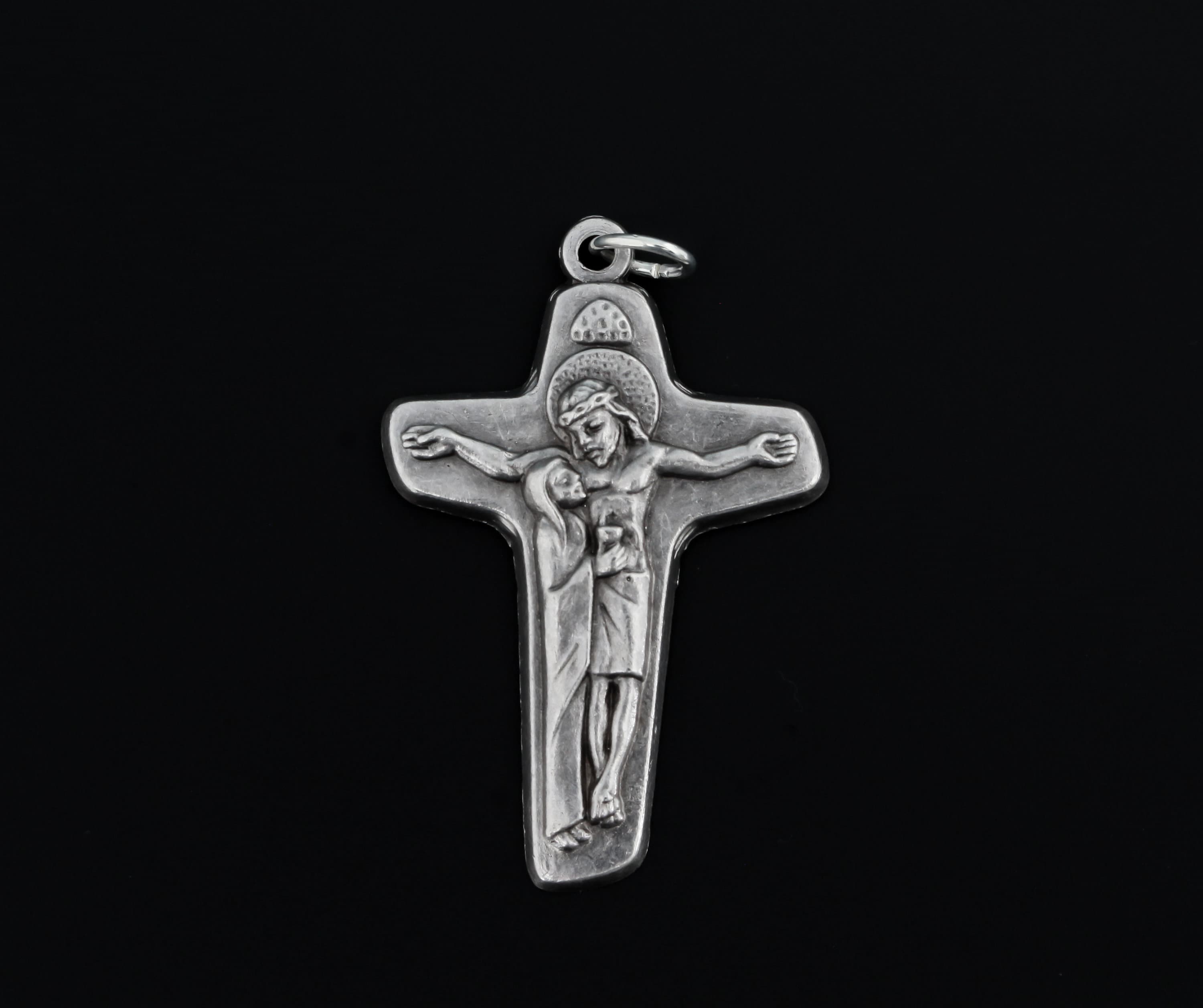Mary at the Side of Jesus Crucifix Pendant, Unity Cross of