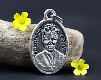 Saint Josephine Bakhita Medal - Patron of Human Trafficking Survivors and Sudan - Made in Italy