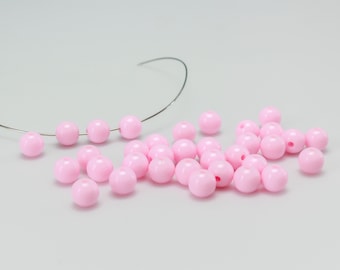 Cuentas De Neón Fluorcent Mate Mezcladas, Cuentas Redondas Acrílicas De 6mm (500 "), 0,24 - AliExprs