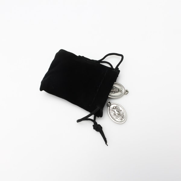 Black Velvet Pouches 2.5" x 2" Drawstring Bags for Jewelry Gifts or Storage - 5, 10, 25, or 50 packs