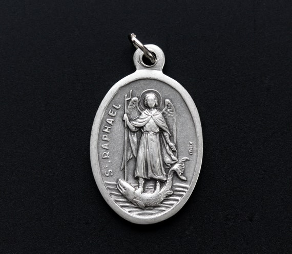Saint Raphael Archangel medal Patron of nurses, doctors, bodily-ills - Divine Healer of physical ailments, emotional distress