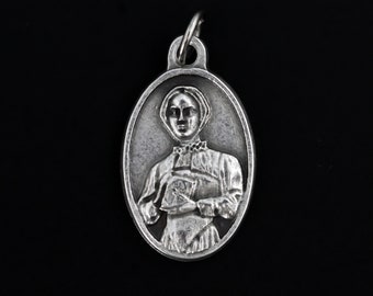 St. Margaret Clitherow Medal - Patron of Business Women and Martyrs - Made in Italy