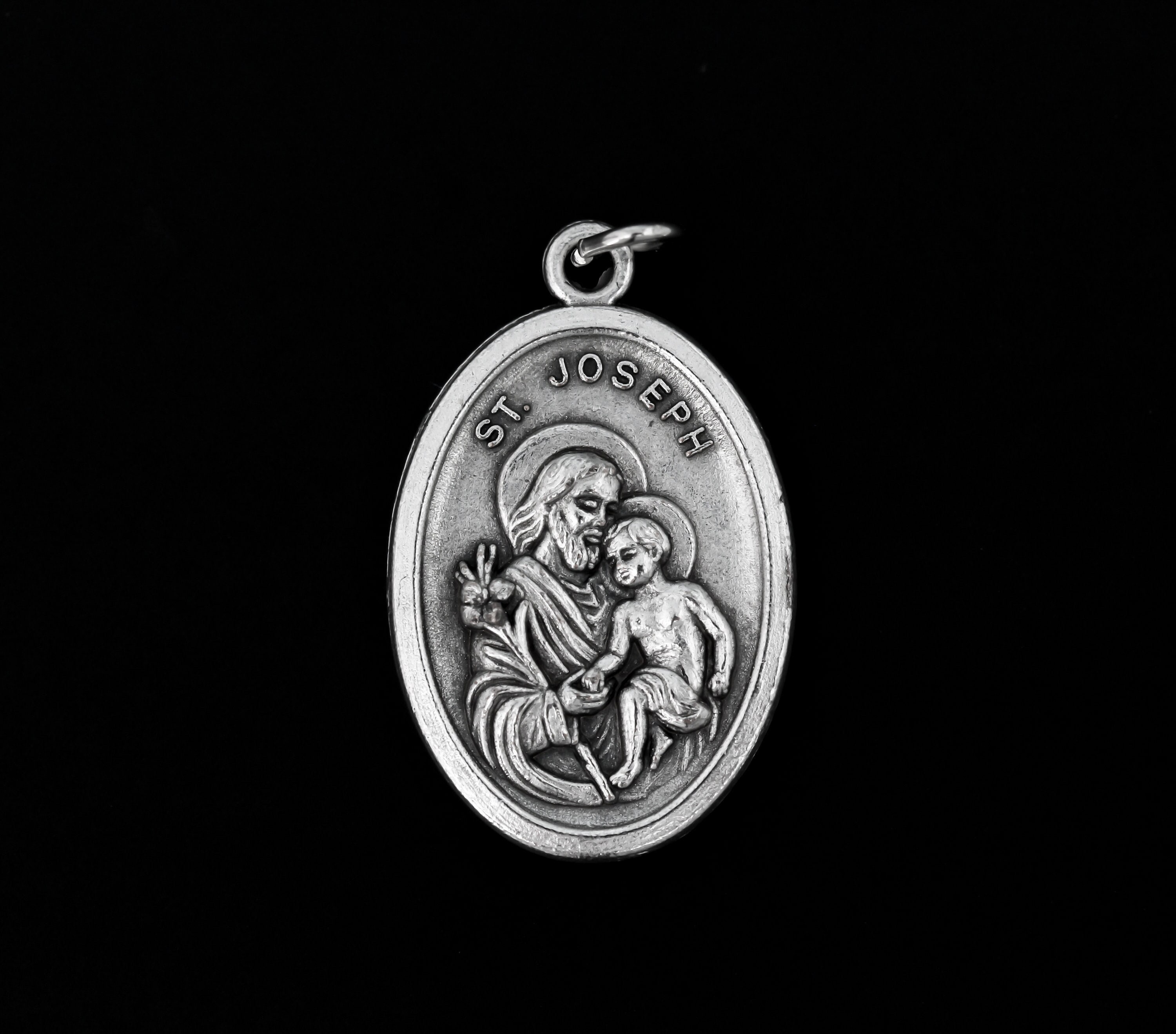  Pewter Saint John Vianney Medal with Laminated Holy