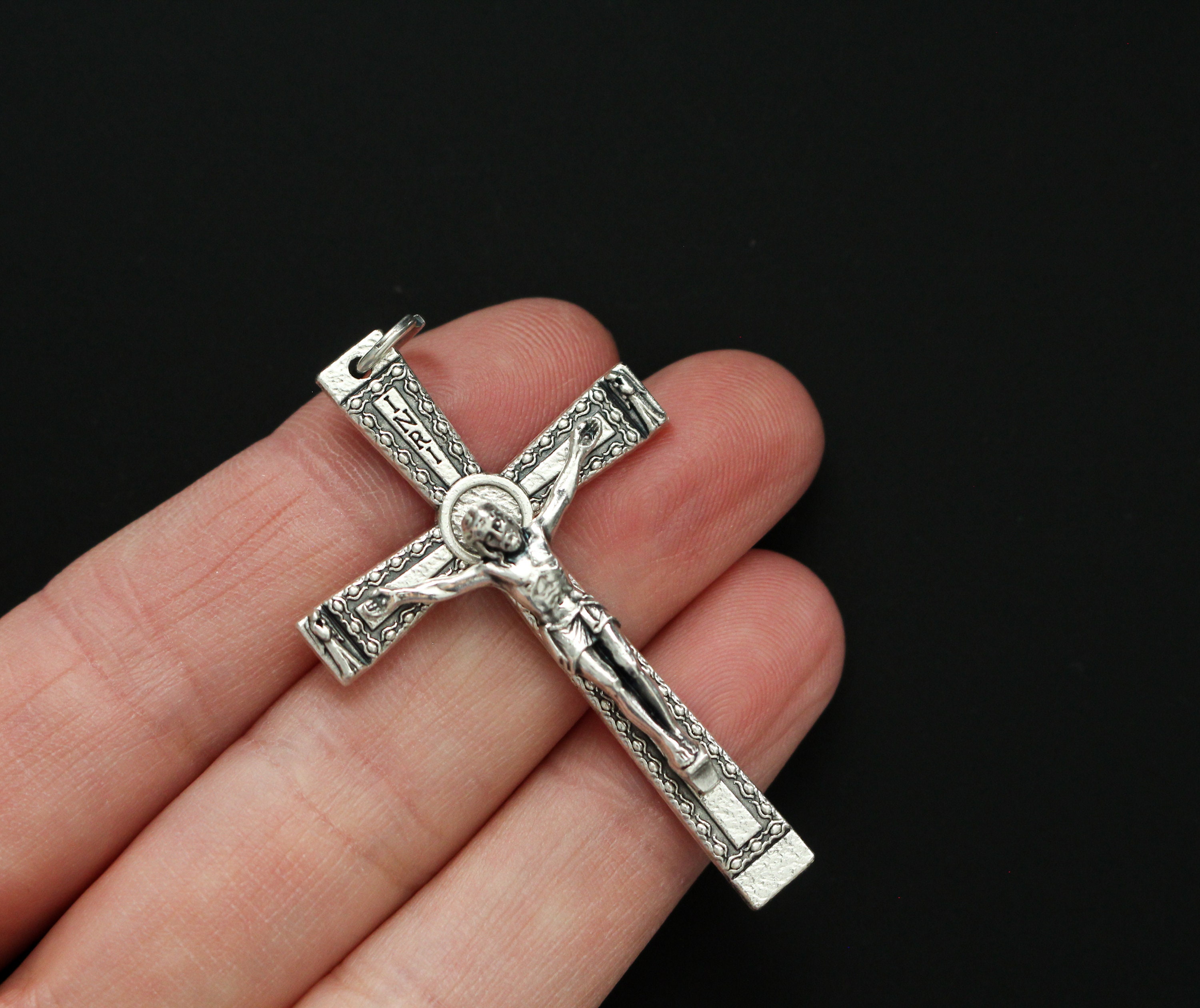 アンティーク 手作り 十字架 シルバー ANTIQUE SILVER CROSS