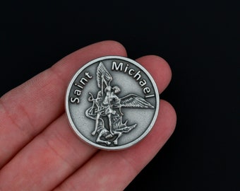 St. Michael the Archangel Pocket Token - Protect Us Champion of Justice, Healer of the Sick, and Guardian of the Church