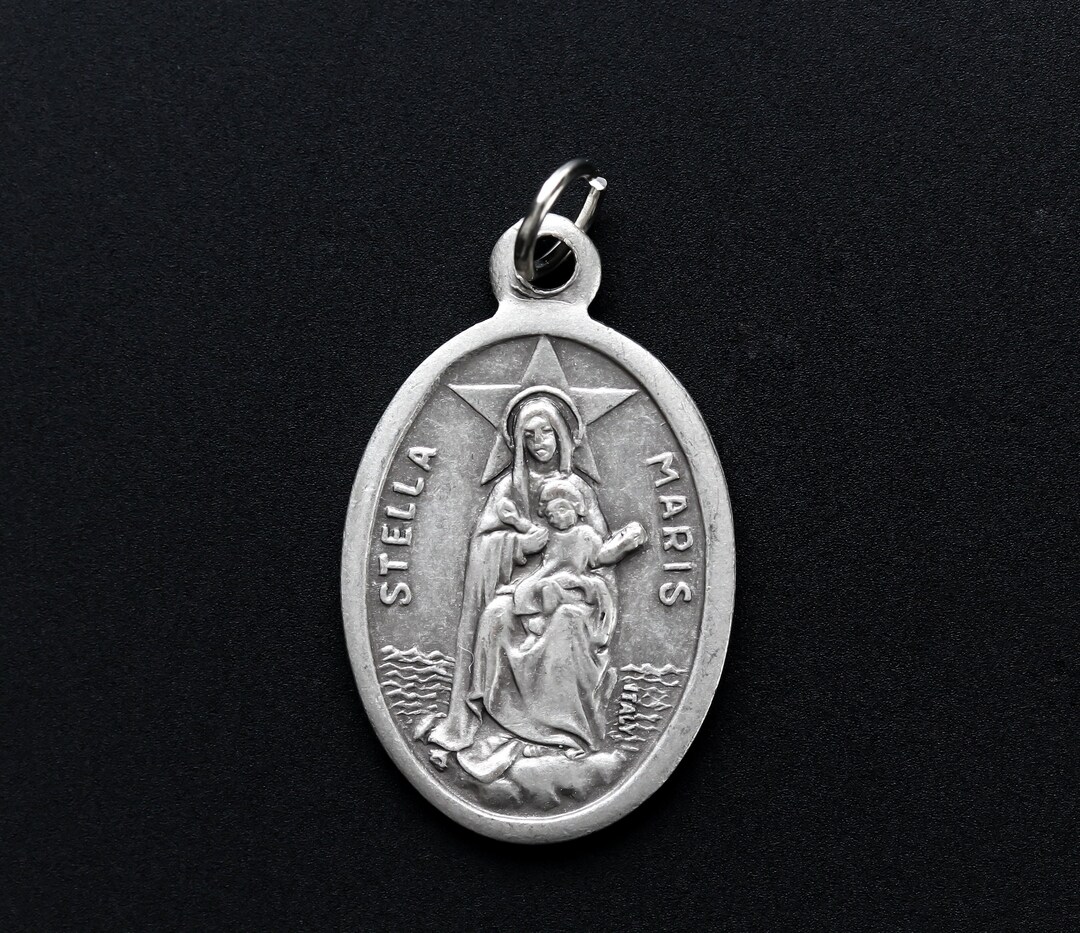 Stella Maris Medal - Our Lady Star of the Sea - Blessed Virgin Mary Ave ...