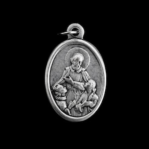 St. Philip Neri-medaille de tweede apostel van Rome - beschermheer van vreugde, gelach en humor - gemaakt in Italië