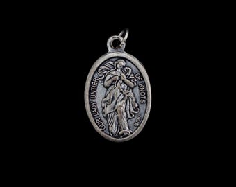 Our Lady Untier of Knots Pray For Us Medal - Mary Undoer of Knots - Religious Jewelry Supply