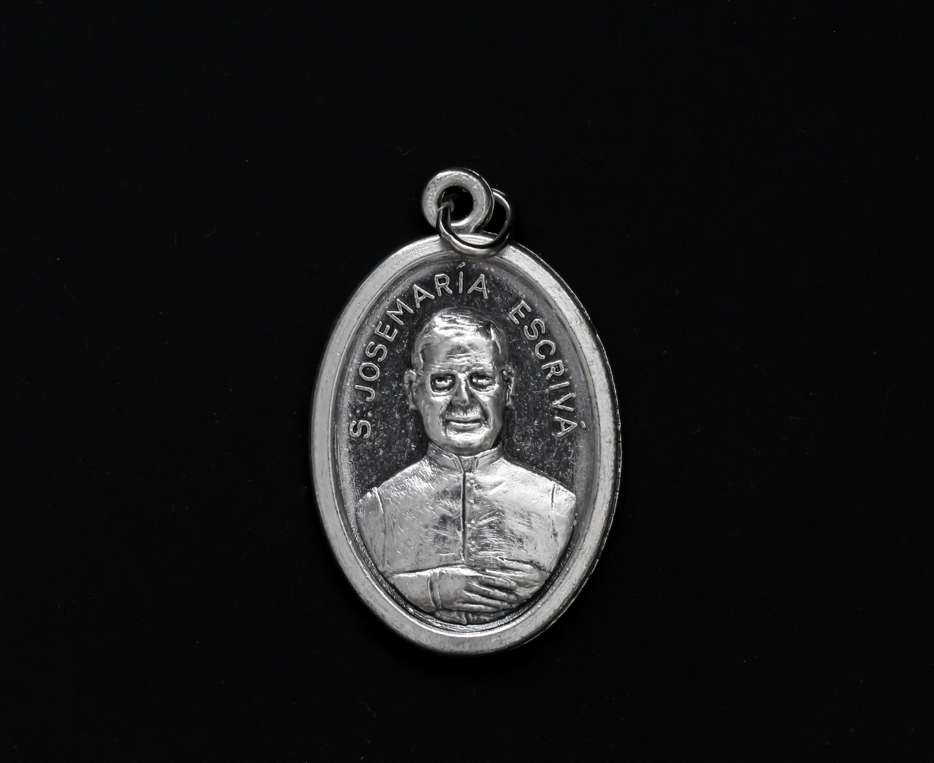 Pendentif Opus Dei En étain - Style Gothique Et Alchimie - Avec Sa Chaîne - Bijou Vintage Alchemy Gothic - Occasion