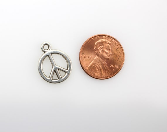 ●tow tow archive● Peace Mark Symbol Necklace Mix TBH22ABTN The Four Agreements Oneness Hunab-Ku Dogtag Pendant