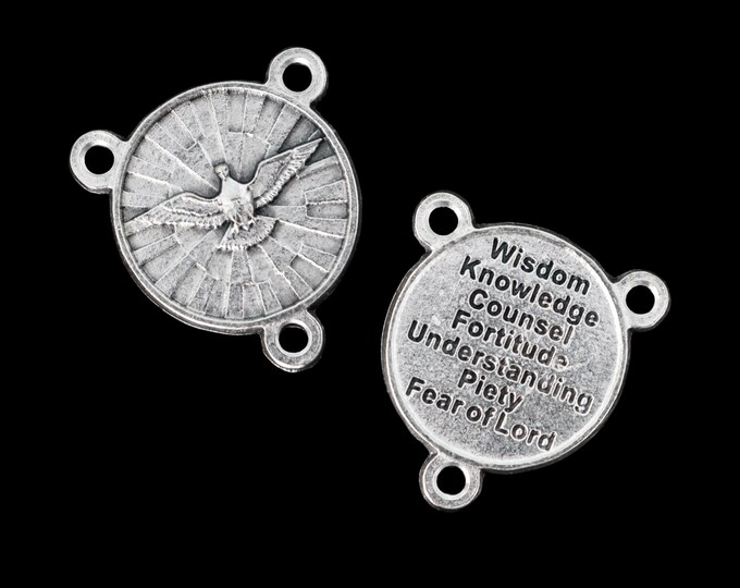 Seven Gifts of the Holy Spirit Confirmation Rosary Centerpiece 1" Long ...