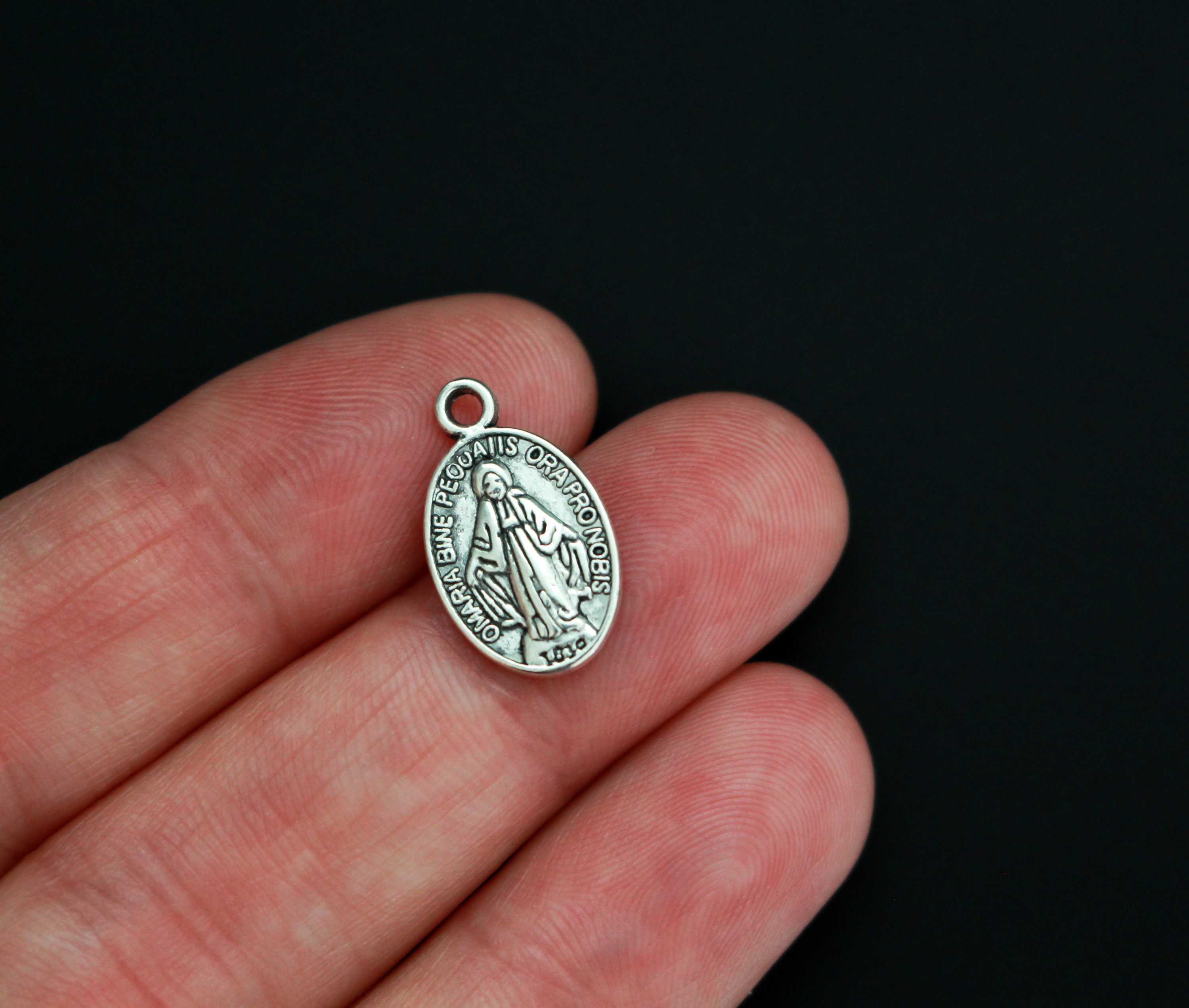 Miraculous Mary Charms - Medal of the Immaculate Conception 17mm