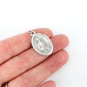 Saint Cecilia Pray For Us silver tone medal Patron of musicians, music, and composers image 5