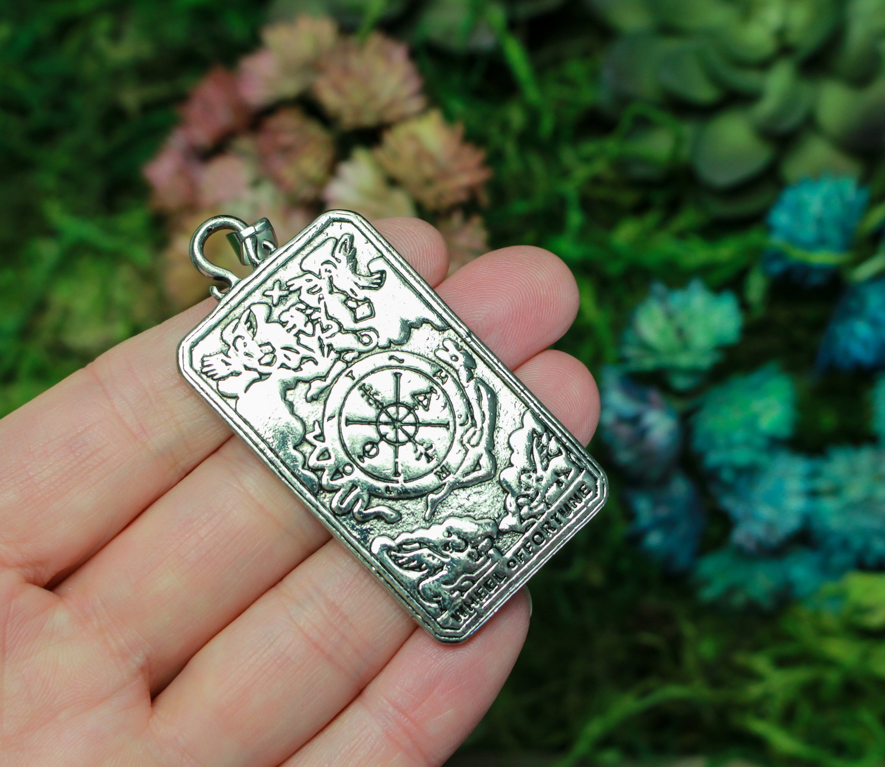 Wheel of Fortune Pendant - Etsy