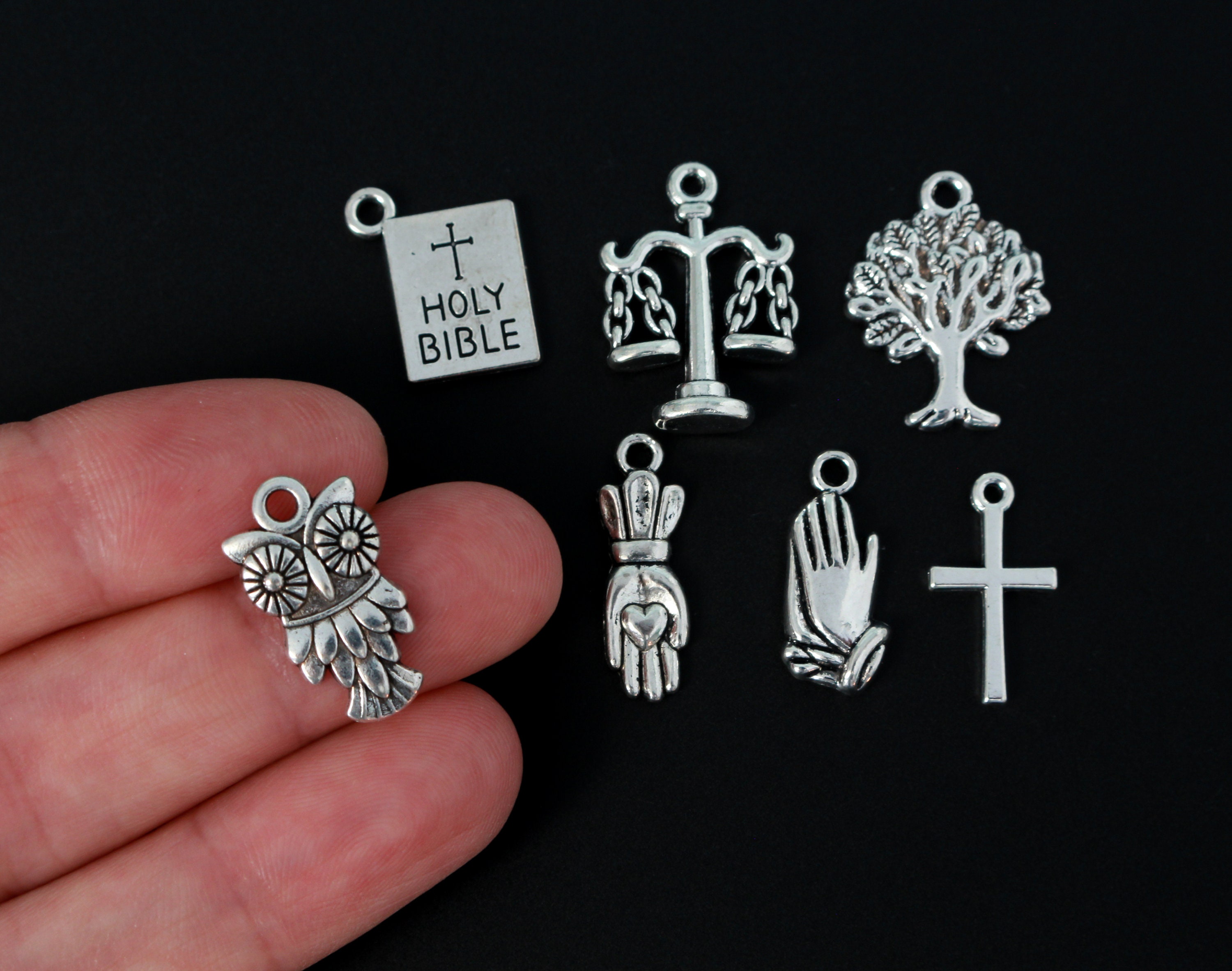 Seven Gifts of the Holy Spirit Charm Set, 7 Piece Set - Etsy