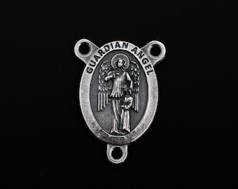 Guardian Angel Pray For Us Rosary Centerpiece - Made in Italy