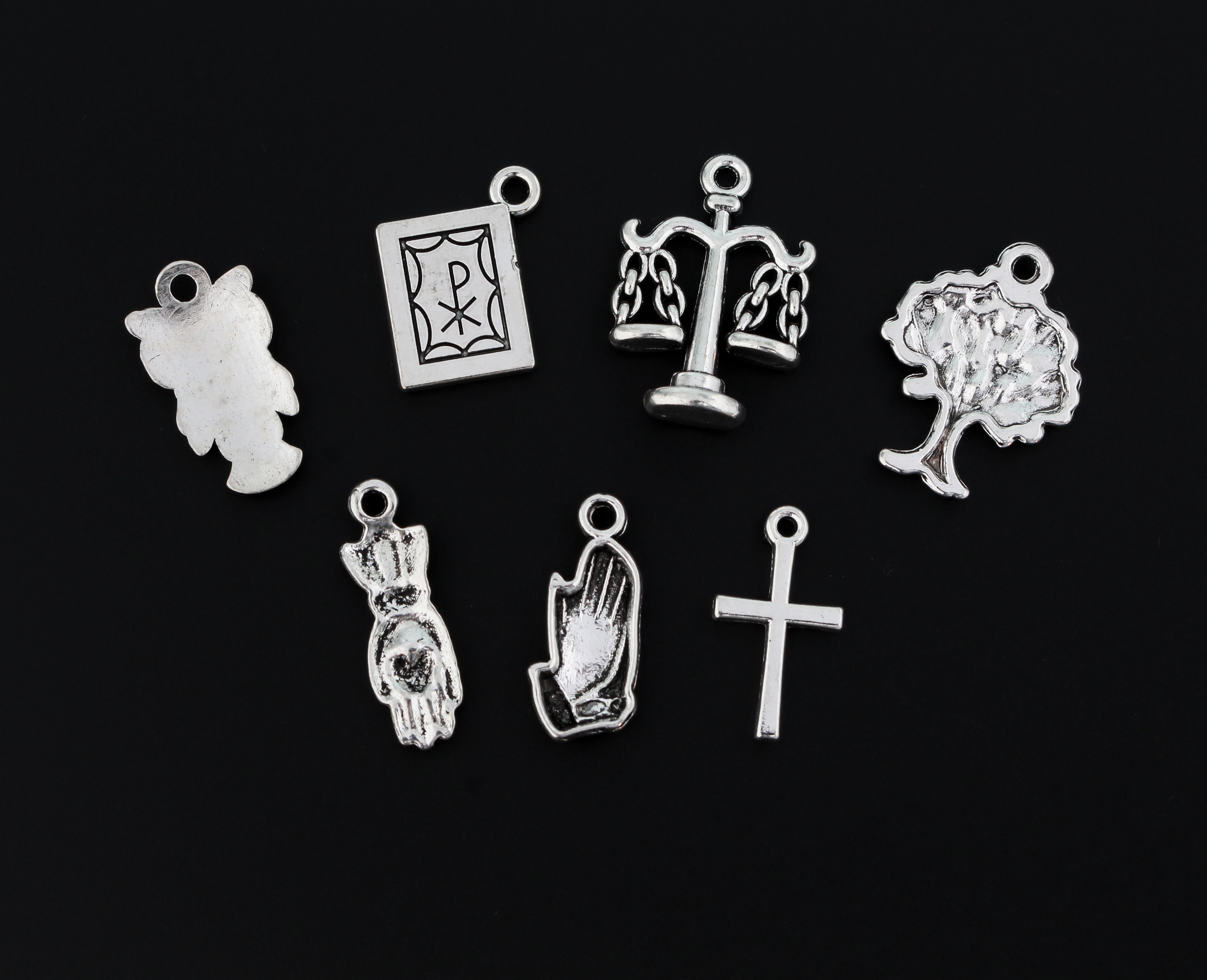 Seven Gifts of the Holy Spirit Charm Set, 7 Piece Set - Etsy