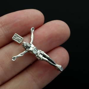 Corpus for Crucifix - 1&quot; Long Body of Christ DIY Religious Craft Project - Made in Italy