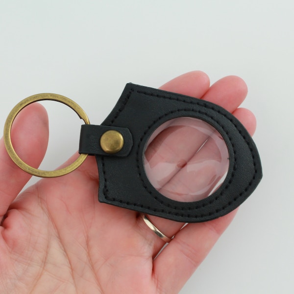 Pocket Token Holder with Split Key Ring Attached - For Display and Safe Keeping of Patron Saint Pocket Tokens