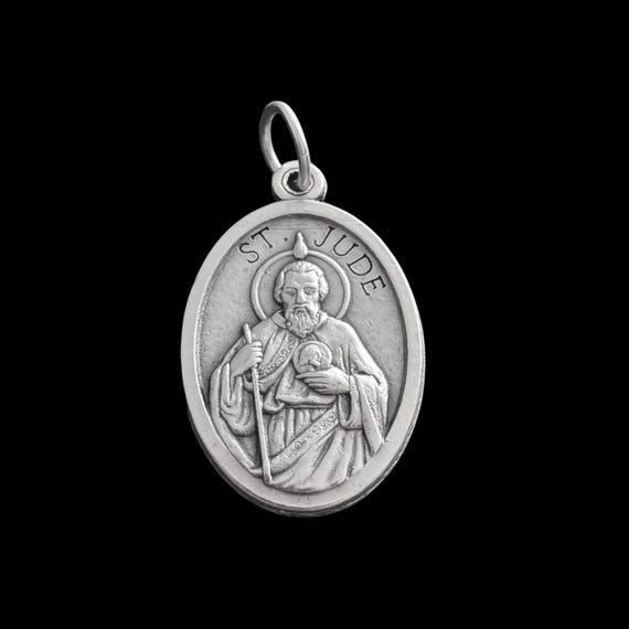 Saint Jude Religious Prayer Medal - Patron Saint of Lost Causes - Made in Italy