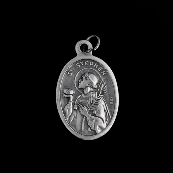 Saint Stephen Medal - Patron of Bricklayers and Masons - Made in Italy