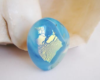 CARIBBEAN Statement Ring Fused Glass