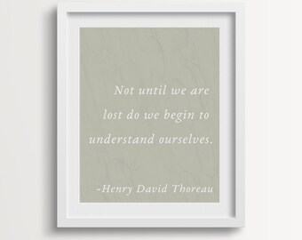 Thoreau quote | Etsy