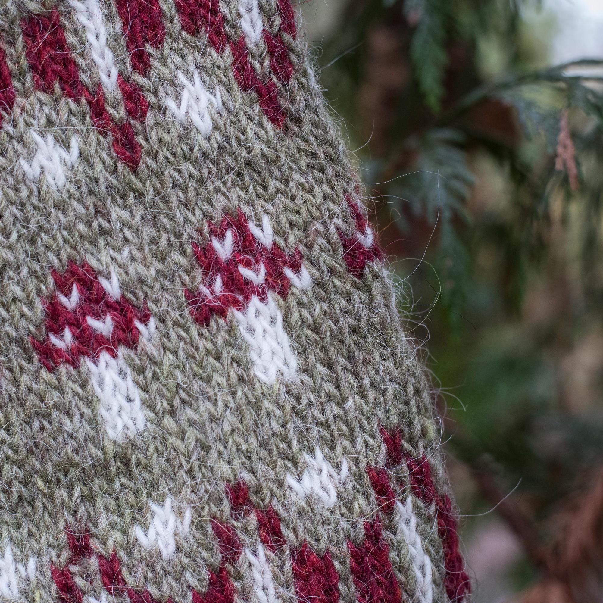 Stranded Colorwork Cowl Mushroom Cowl Knitting Pattern, Fair Isle Circular Knit, Stranded ...