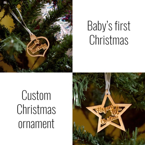 baby's 1st christmas tree decoration