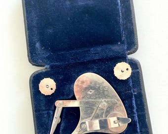 Vintage Alda DOTTING WHEEL PEN in original case drafting drawing architecture tool