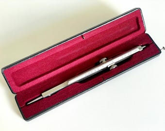 Vintage Hermann Höhnig Berlin PRÄZISION Proportional Dividers 8” with Rack Movement in original box drafting drawing EXCELLENT
