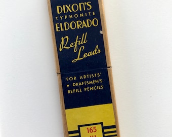 DIXON Vintage Drafting Pencil Leads unopened box 4H