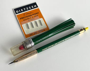 VERY RARE 1950's A.w. Faber-castell TK 9500 Leadholder and 12