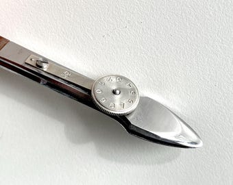 Beautiful Vintage RICHTER DETAIL ruling pen made in Germany Drafting Drawing 6" flat wood handle