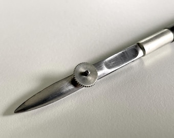 Pluma estilográfica alemana antigua de 5 pulgadas, años 50, para dibujo técnico.