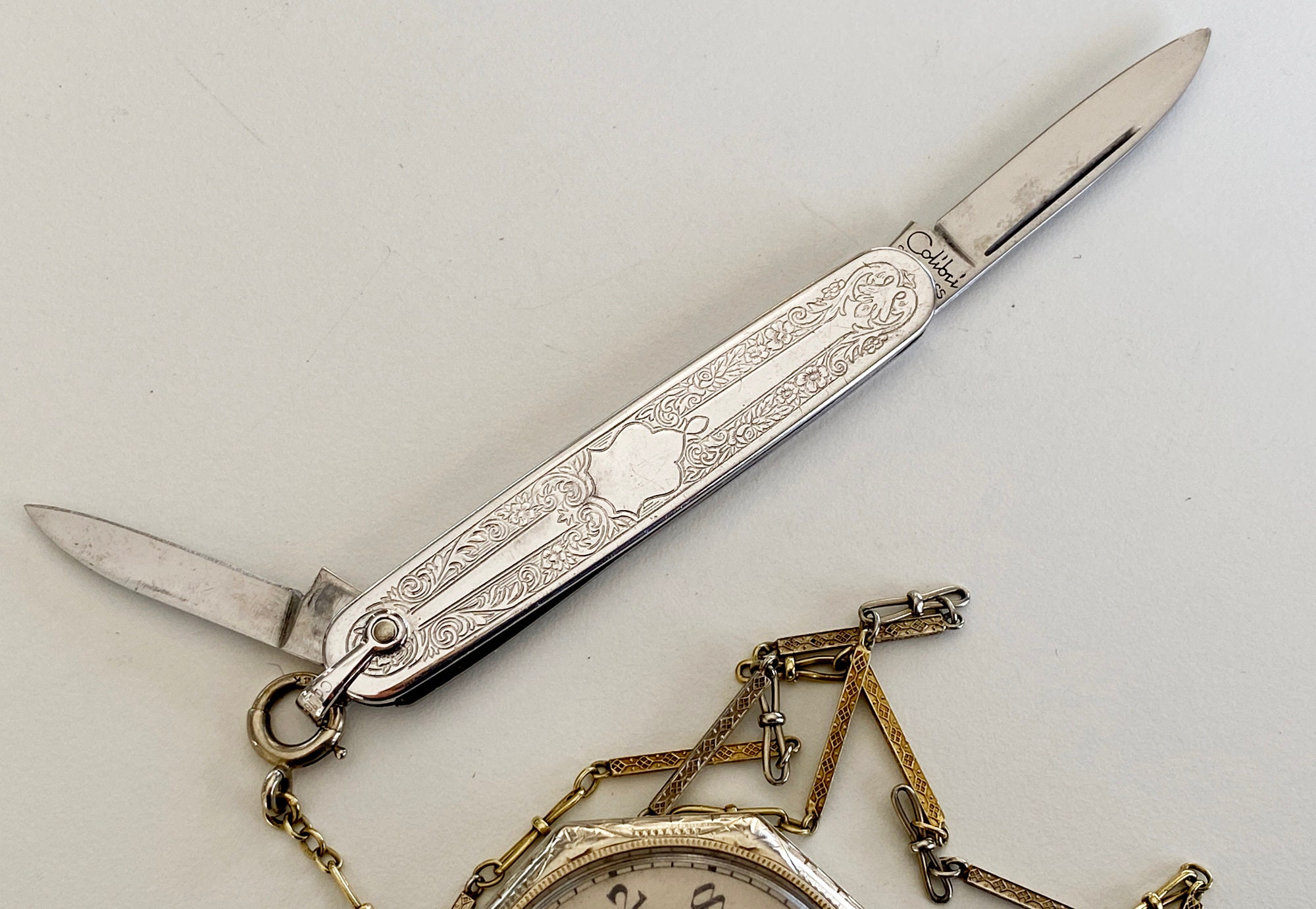 Complete 100 Year Old ELGIN 1923 Antique Vintage POCKET WATCH With