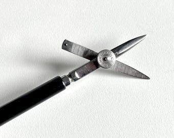 Vintage E.O. Richter RULING PEN Scissor Style Drafting Drawing Tool