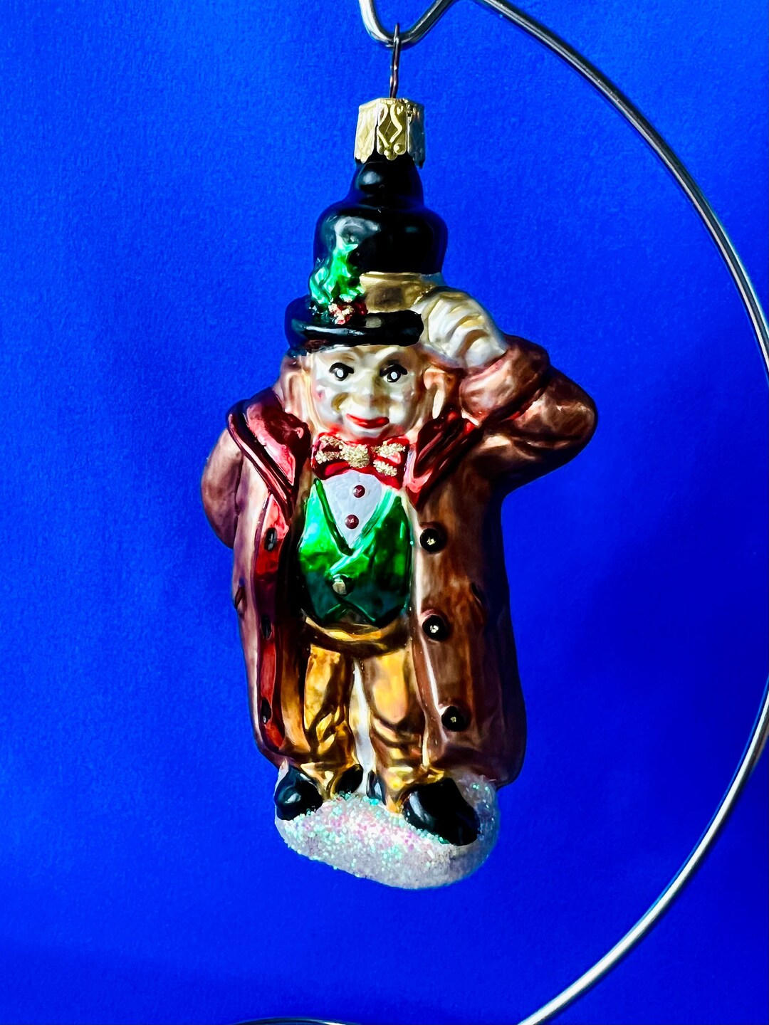 Vintage Inge Glas 1998 friendly Solicitor Ornament, Inge Glas A
