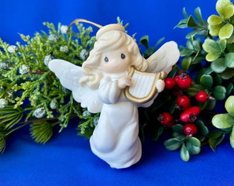 1997 Precious Moments "Joy to the World" Angel Ornament with Sword Mark