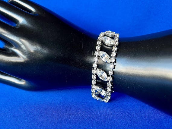 Vintage Marquise Rhinestone Bracelet