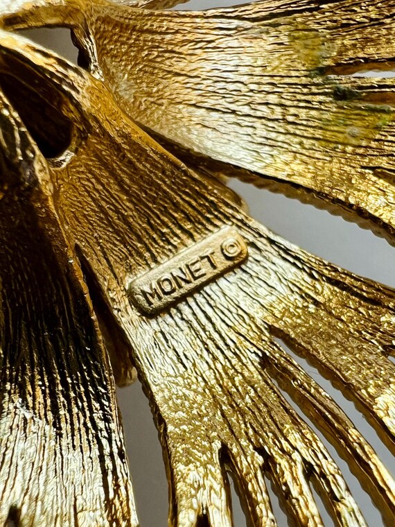 Monet 1960’s Book Piece Vintage Cordelia Brooch View 6