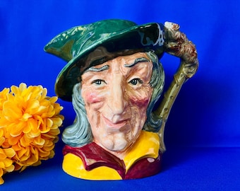 Vintage Royal Doulton Large "Pied Piper" Character Jug 7.25" D6403
