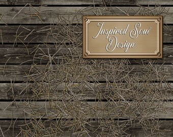 11 Scattered Hay & Straw Textures | PNG Files | Photoshop Seamless Overlays | Transparent Background