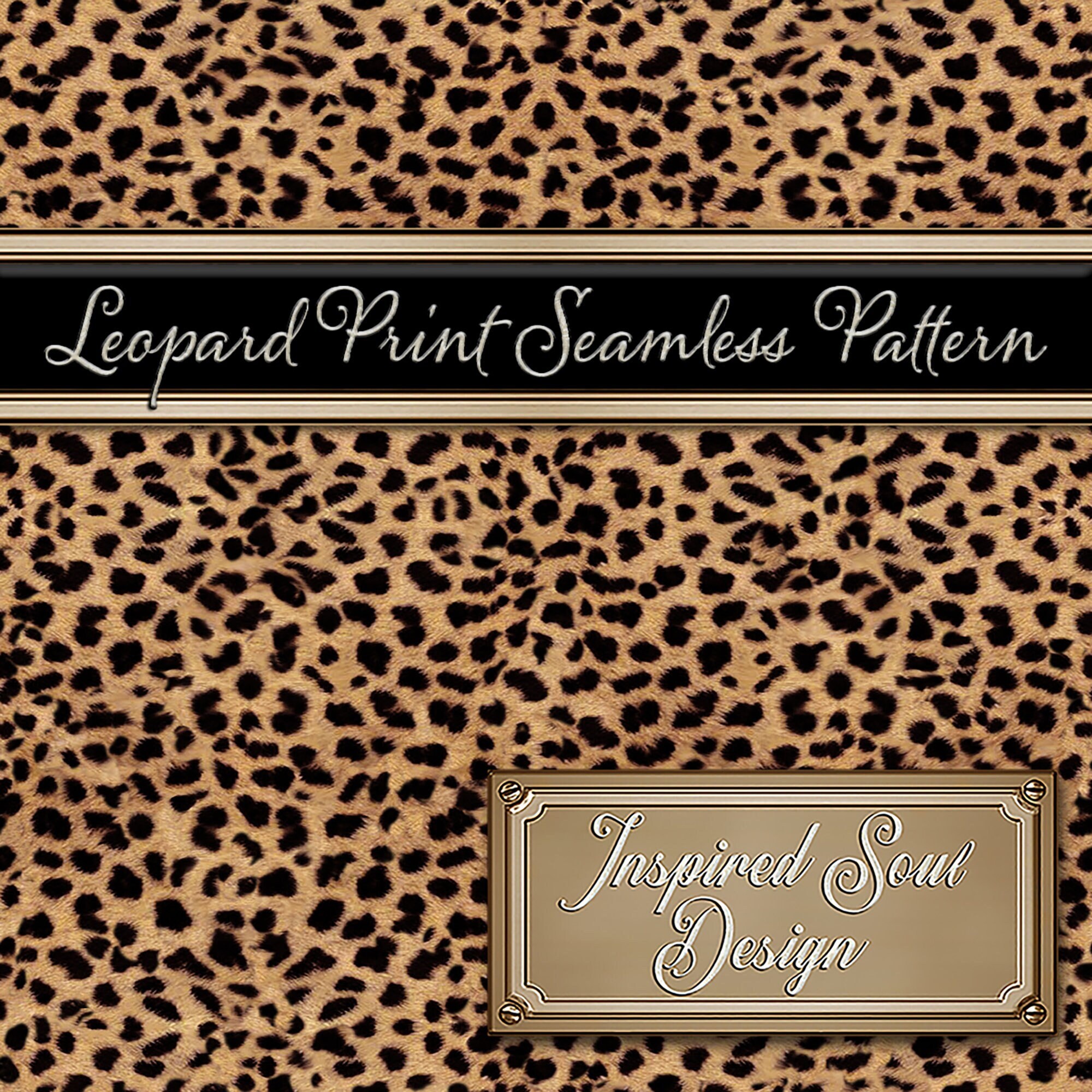 Leopard Print Pattern -seamless, Repeatable, Tileable JPG Format - Etsy