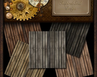 8 Wild West Wood Textures (Digital Graphics Files) | Seamless, Repeatable JPEG Files