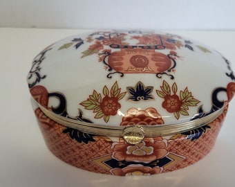 Joyero de porcelana estilo Imari Andrea de Sadek Oval