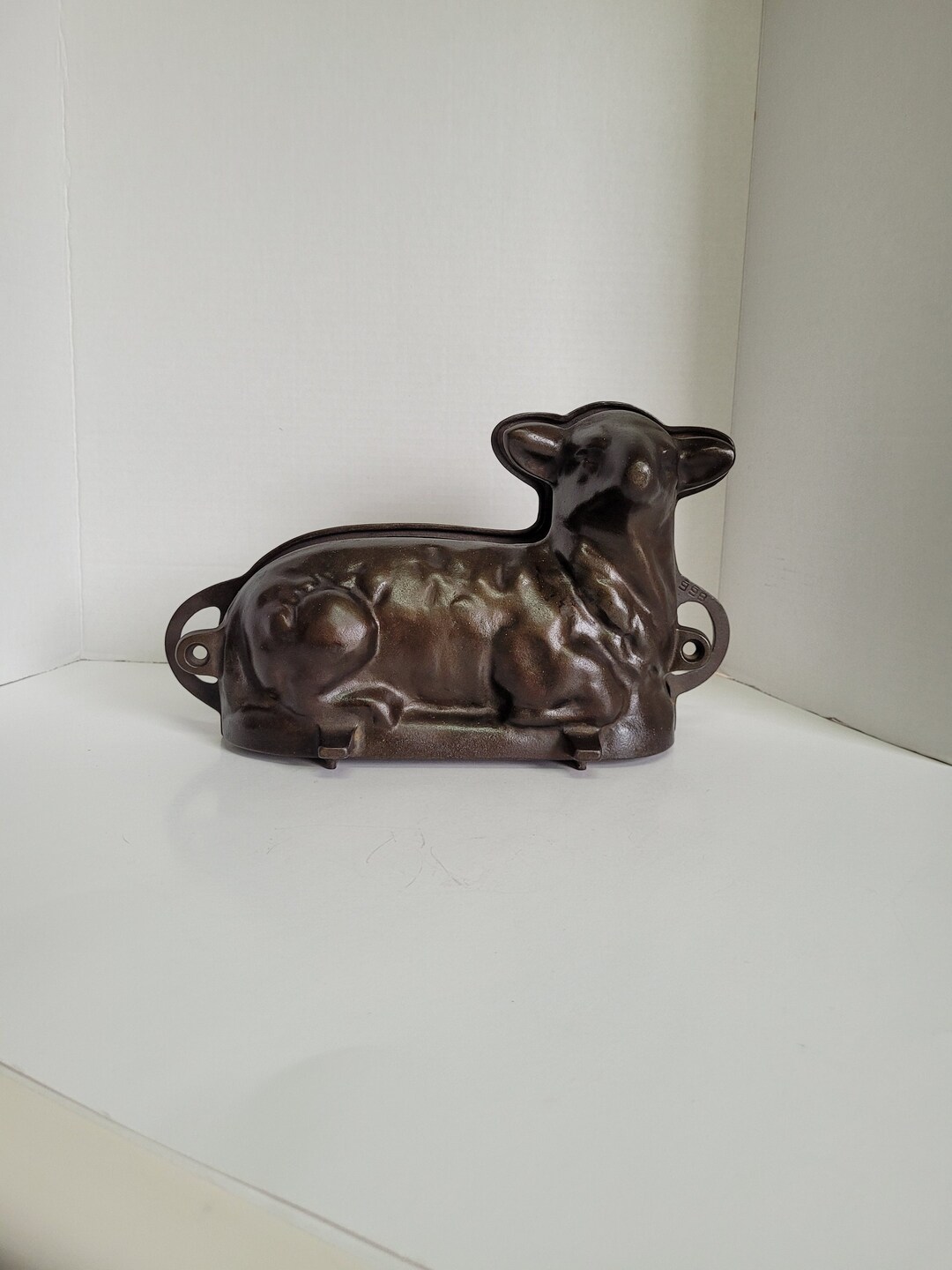 Vintage Iron Lamb Cake Mold Etsy