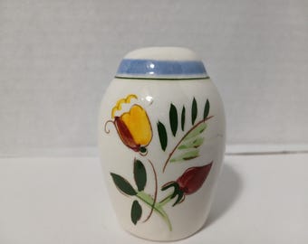 Stangl Garden Flowers  Pattern Salt or Pepper Shaker With Stangl Plug