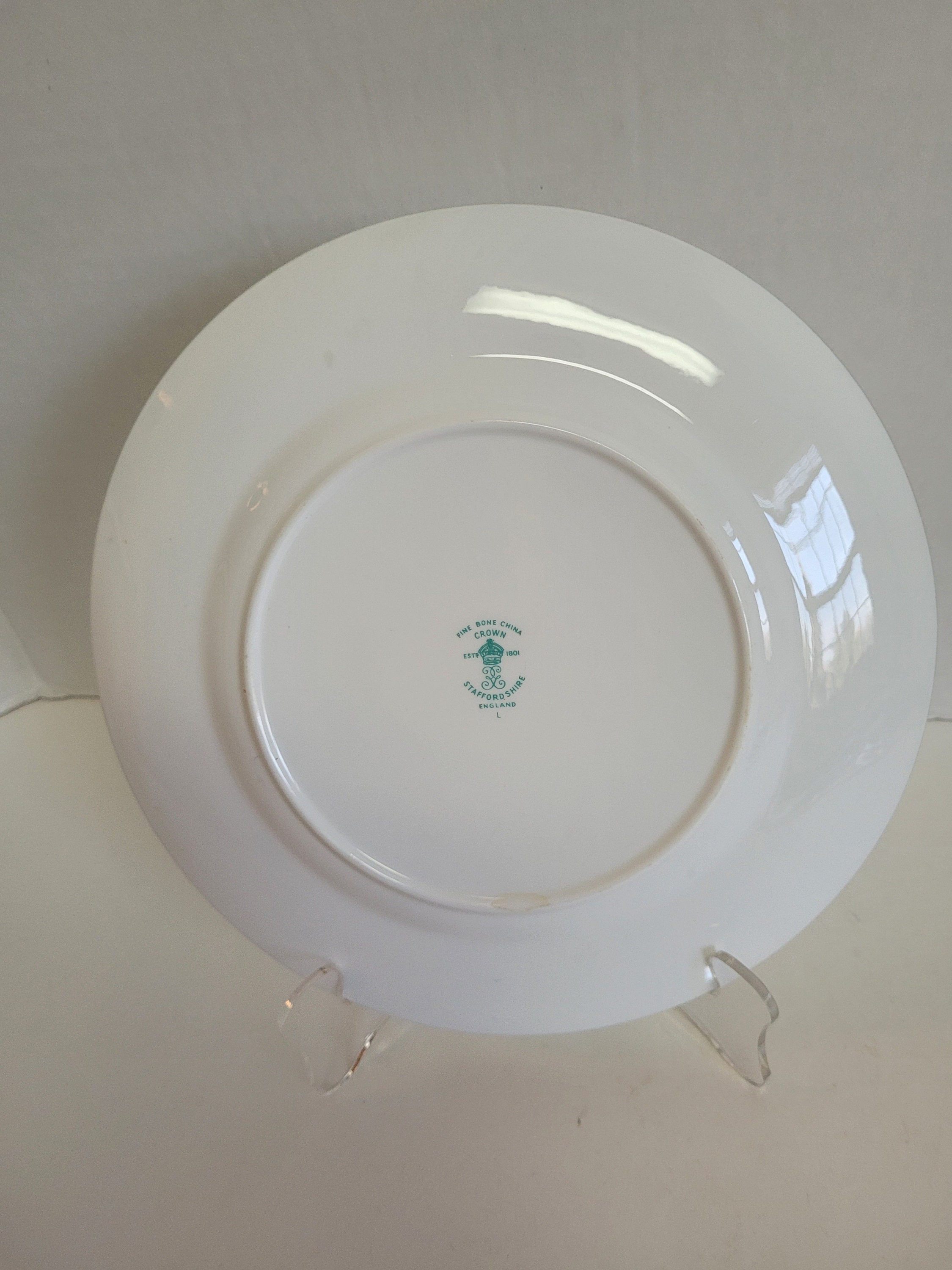 Crown Staffordshire Fine Bone China 8 1/2