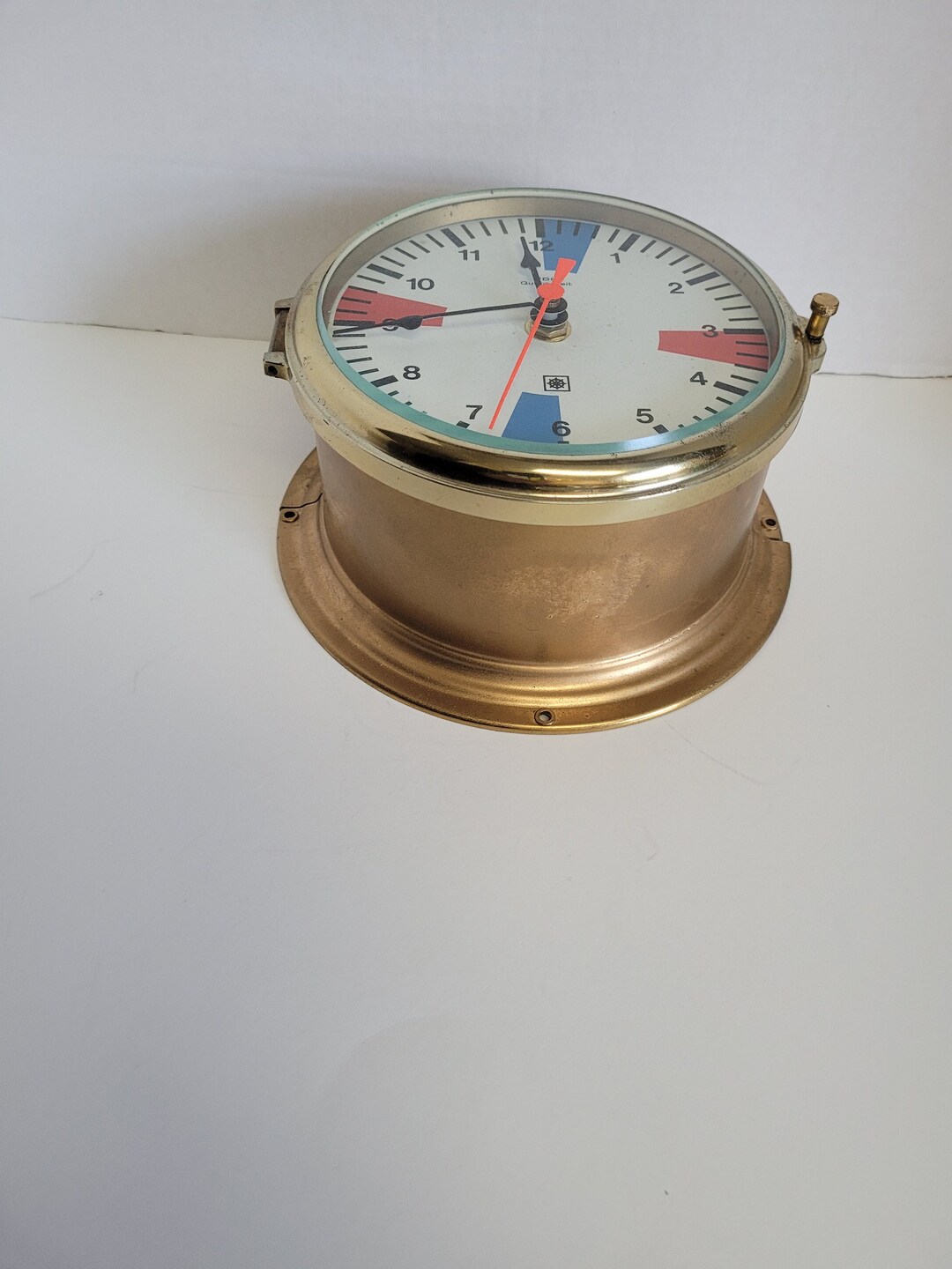 Vintage VDO Nautical Wall Clock Quartz Chronometer VDO Adolf Schindling